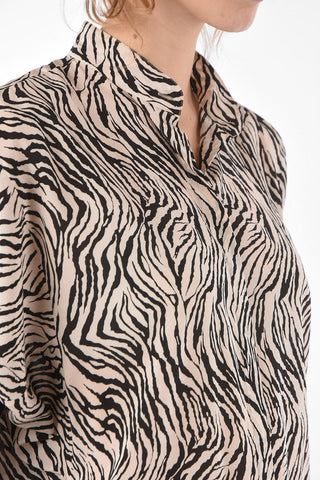 Mandarin Collar CADE Silk Shirt