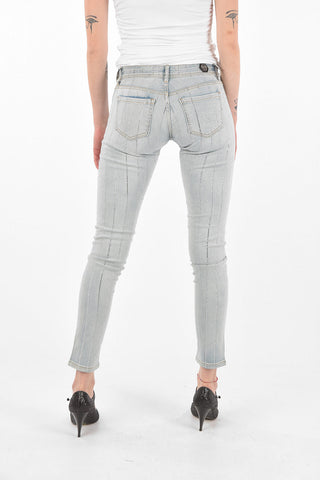 Light Wash CRYSTAL Slim Fit Denims