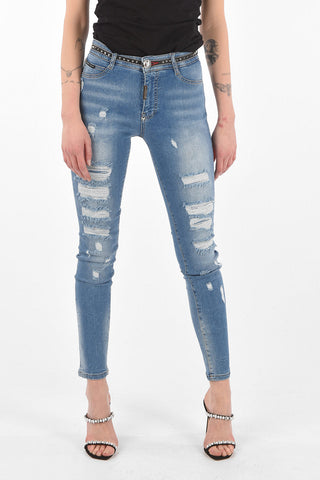 Studded Pocket GOOD MORNING GOD Denims