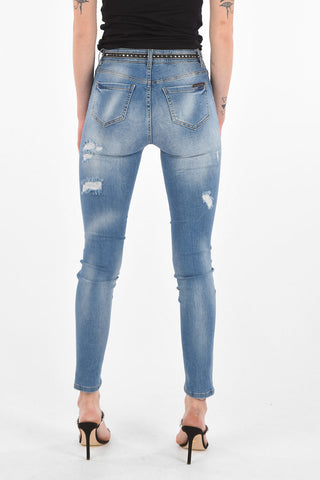 Studded Pocket GOOD MORNING GOD Denims