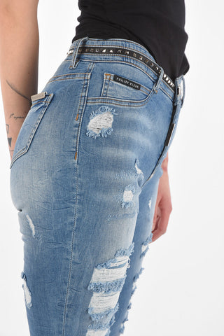 Studded Pocket GOOD MORNING GOD Denims
