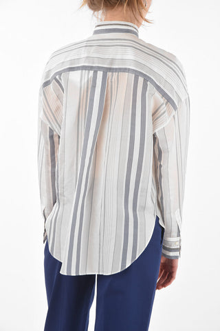 Bead Bayadere Silk Shirt