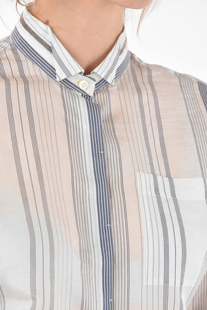 Bead Bayadere Silk Shirt
