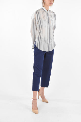 Bead Bayadere Silk Shirt