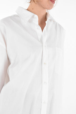 MM1 Organza Cotton Oversized Shirt Dress