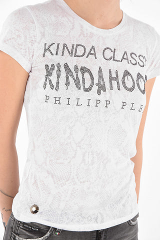 T-Shirt KINDA HOOD con Strass