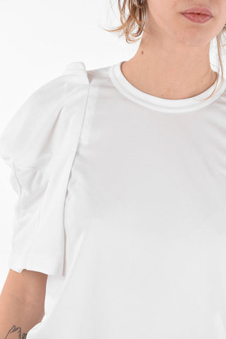 Crew Neck Cut-out Detail T-Shirt
