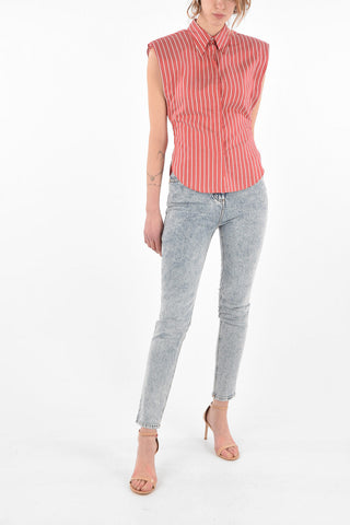 Camicia in Seta ENZA con Spalline Imbottite