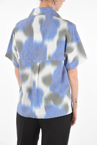 Gingham HAWAIIAN Shirt with Breast-pocket
