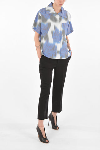 Gingham HAWAIIAN Shirt with Breast-pocket