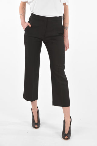 4 Pocket Hidden Fastening Cropped Pants