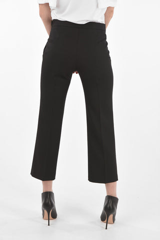 4 Pocket Hidden Fastening Cropped Pants