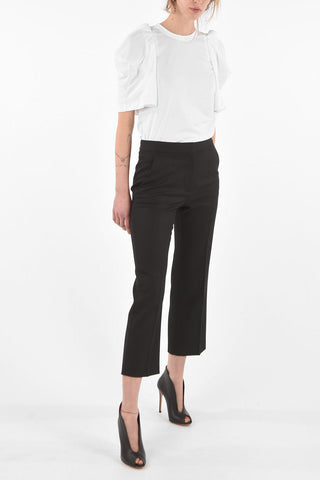 4 Pocket Hidden Fastening Cropped Pants