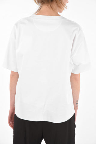 Metal Logo Cotton T-Shirt