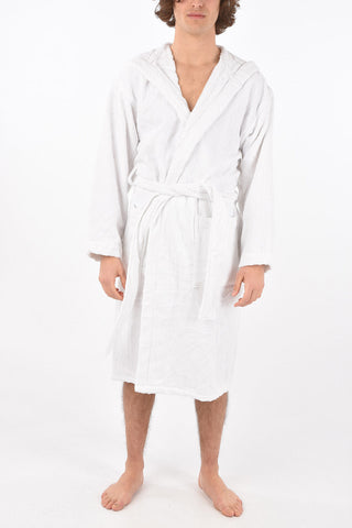 HOME sponge bathrobe with hood and belt