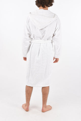 HOME sponge bathrobe with hood and belt