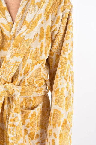 HOME animal patterned sponge bathrobe with hood 