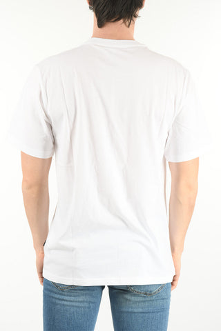 Baumwoll-T-Shirt mit Rundhalsausschnitt und bedrucktem Logo