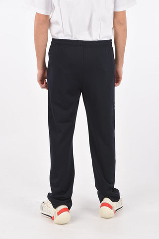 pantaloni track a 2 tasche con elastico in vita