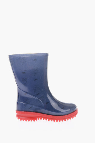 Pvc Wellington boots with track sole