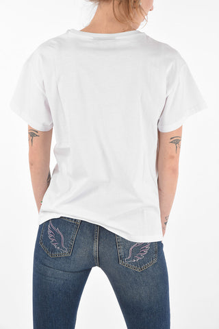 COUTURE EST.1978 crew-neck t-shirt with rhinestone logo