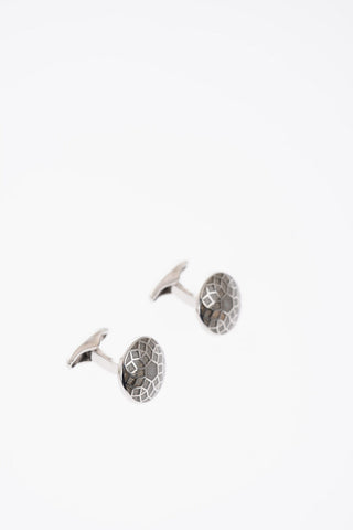 Solid Color Brass Cufflinks