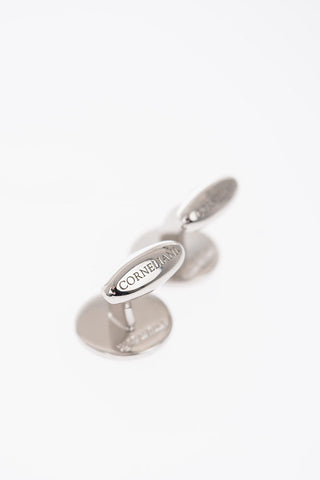 Solid Color Brass Cufflinks