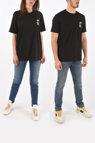 crew-neck VE-T-JUST-LEO t-shirt with print