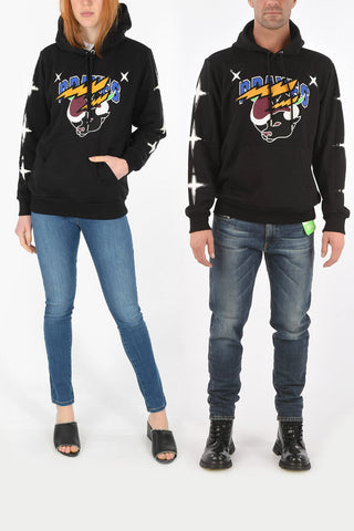maxi patch pocket CL-S-GIRK sweatshirt with printed profiles