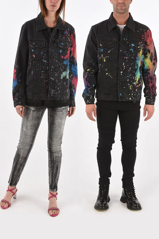 painted effect NHILL-C-SP denim jacket