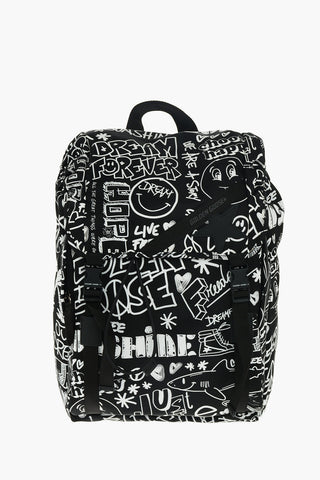 Graffiti Printed Textile JOURNEY Backpack