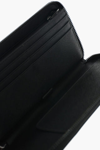 JEANS faux leather wallet with zip closure