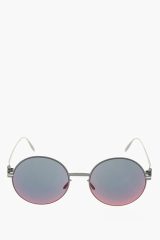 BERNHARD WILLHELM Scarlet flash lenses JANIS round sunglasses