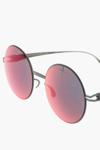 BERNHARD WILLHELM Scarlet flash lenses JANIS round sunglasses