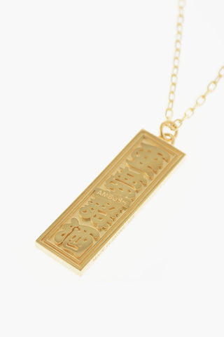 silver OFUDA necklace with pendant