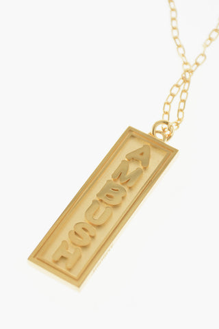 silver OFUDA necklace with pendant