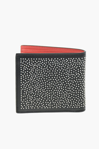 studded leather wallet