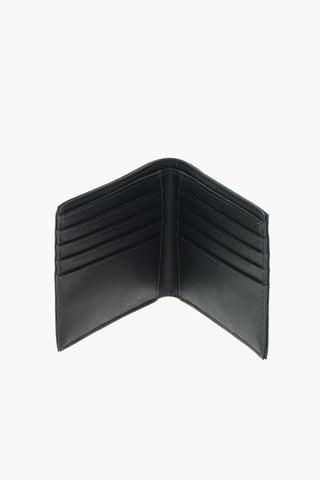 JEANS all over logo faux leather wallet