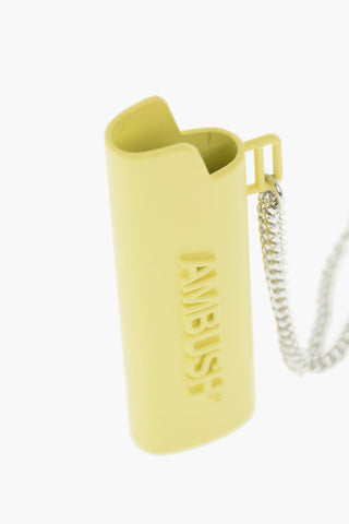 Collana in metallo con pendente porta accendino