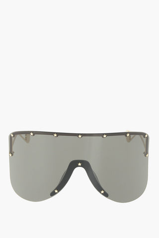 mask sunglasses with star rivets