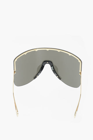 mask sunglasses with star rivets