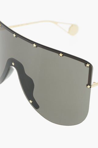 mask sunglasses with star rivets