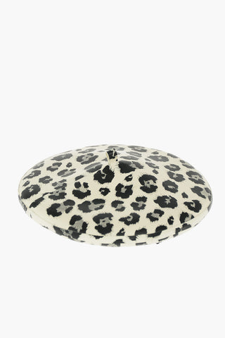 mini basco in latex stampa animalier