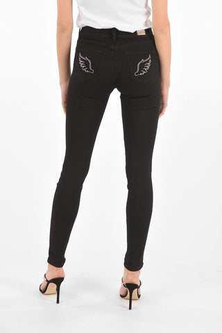 COUTURE Jeggings ANGEL Con ricamo ali 