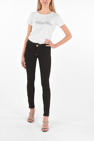 COUTURE Jeggings ANGEL Con ricamo ali 