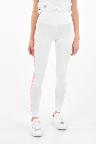 COUTURE EST.1978 Logo Side Band Cotton Leggings