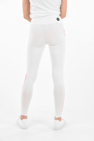 COUTURE EST.1978 Logo Side Band Cotton Leggings