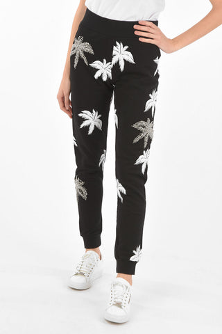 COUTURE Printed Joggers ALOHA with Rhinestoned embellishments