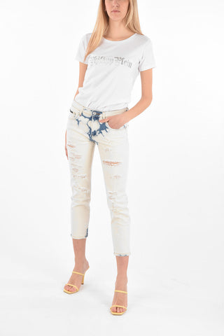 COUTURE Tye-dye Boyfriend Jeans