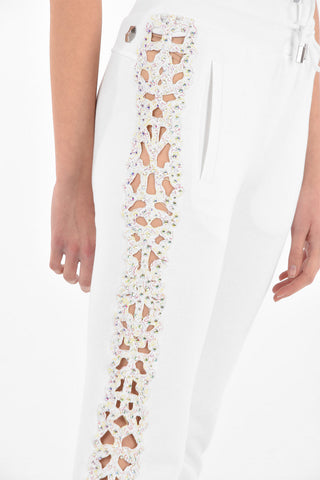 COUTURE EST.1978 Jogger Pants with Side Inserts Cut-out